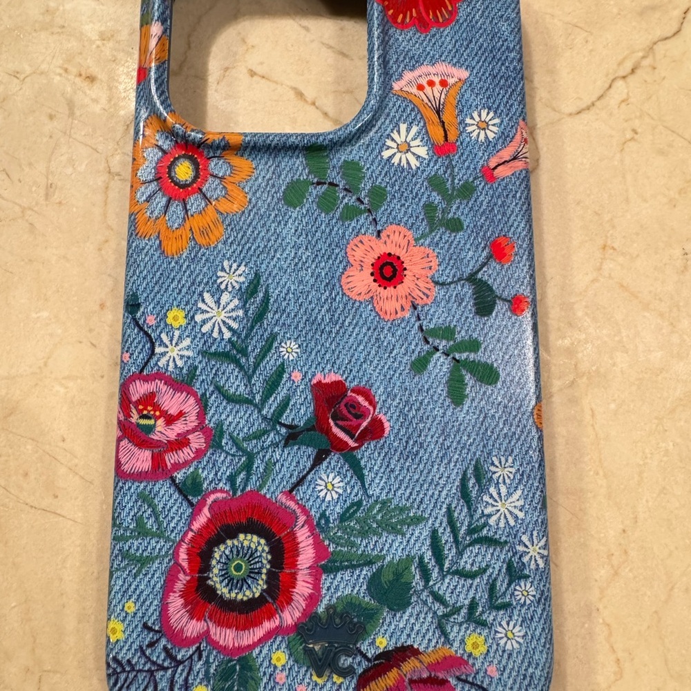 Velvet Caviar Blue Floral Phone Case